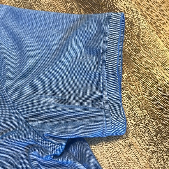 NWOT Members Mark Stretch Cotton Polo Classic Fit Deep Sea Blue Size XL - Picture 4 of 5